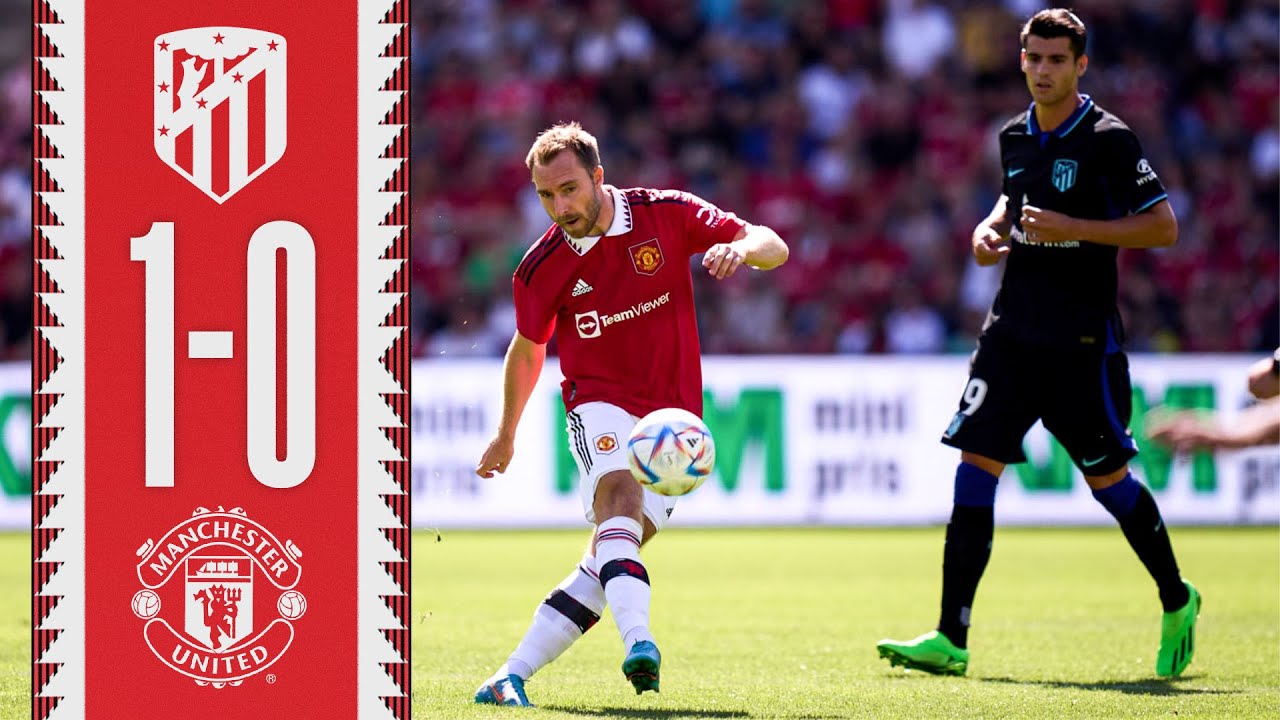 Christian Eriksen Makes United Debut | Atletico Madrid 1-0 Man Utd